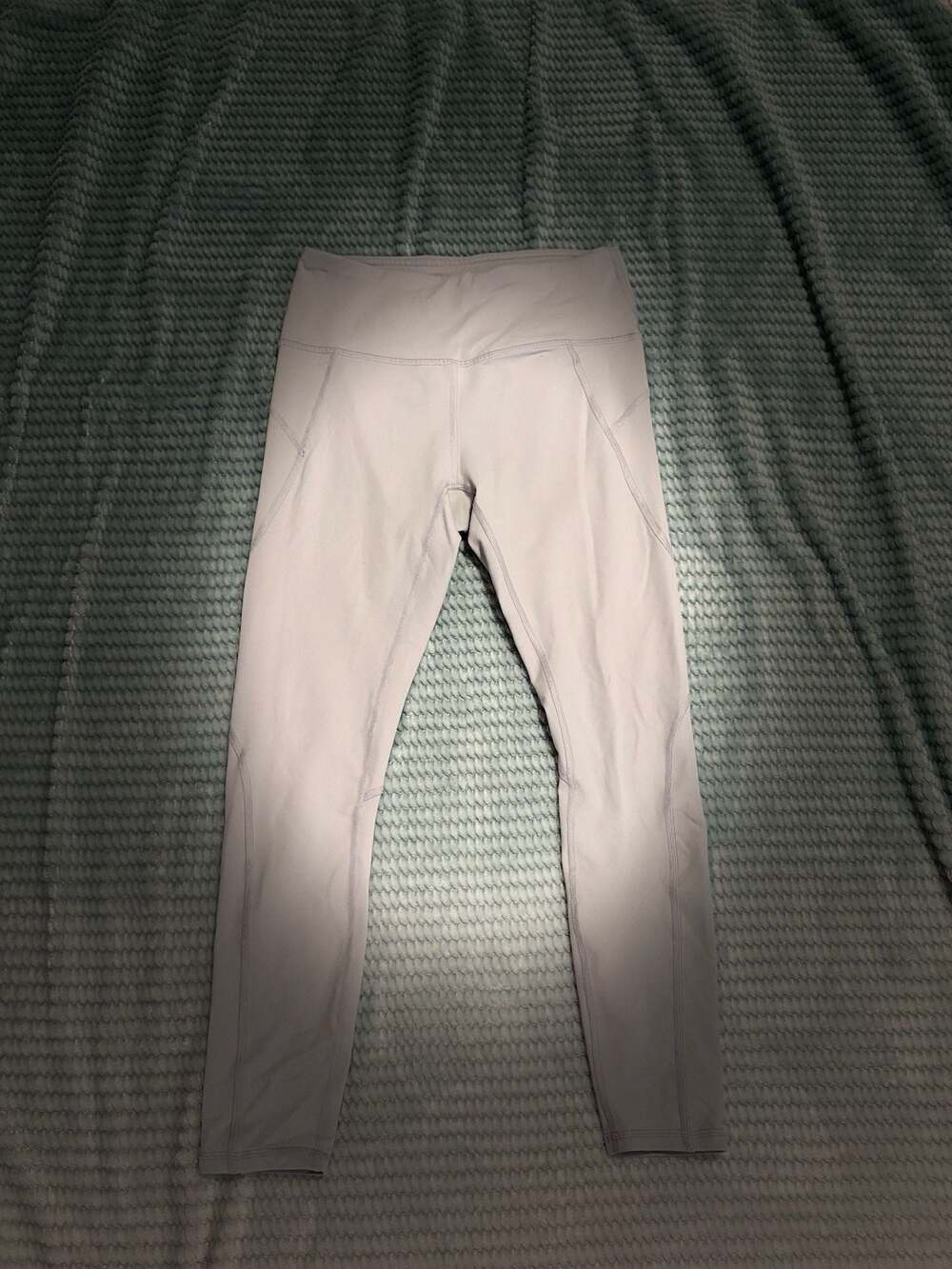 RBX Active High Waisted Leggings with Pockets Light Purple Size Small